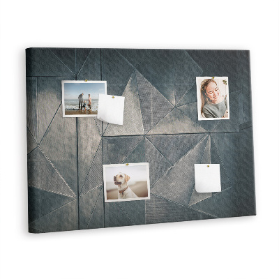 Quadro em cortiça Abstração de metal