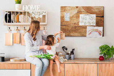 Quadro de aviso de cortiça Papelão de madeira