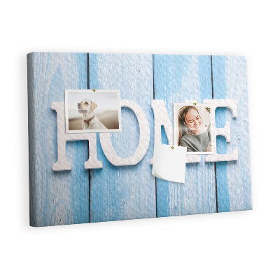 Painel em cortiça A inscrição 