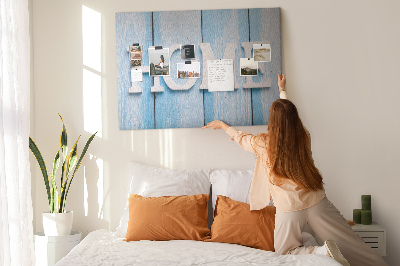 Painel em cortiça A inscrição 