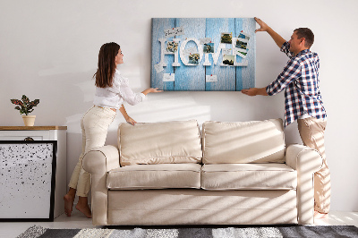 Painel em cortiça A inscrição 