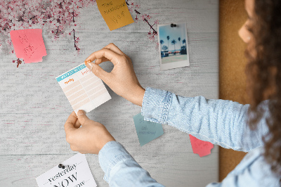 Quadro de aviso de cortiça Flores da primavera