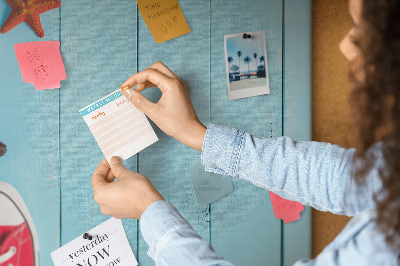 Quadro de aviso de cortiça O primeiro dia de verão