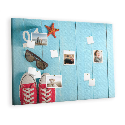 Quadro de aviso de cortiça O primeiro dia de verão