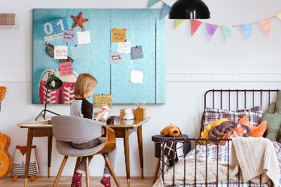 Quadro de aviso de cortiça O primeiro dia de verão