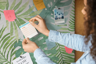 Quadro em cortiça Folhas tropicais