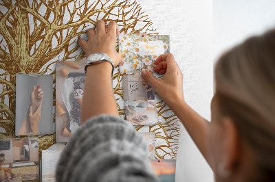 Quadro em cortiça Velha árvore genealógica