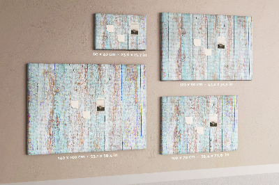 Quadro de aviso de cortiça Madeira pastel