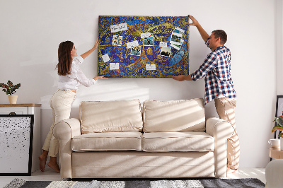 Painel em cortiça Mapa do Atlas