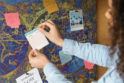 Painel em cortiça Mapa do Atlas