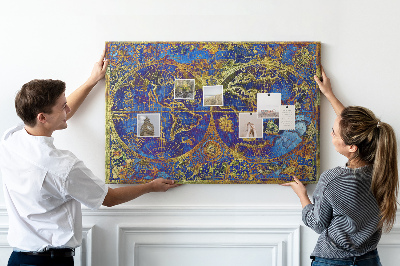 Painel em cortiça Mapa do Atlas