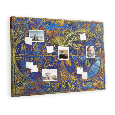 Painel em cortiça Mapa do Atlas