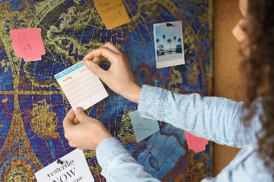 Painel em cortiça Mapa do Atlas