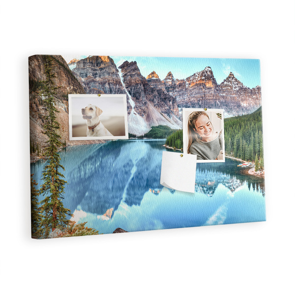 Quadro de aviso de cortiça Paisagem montanhosa