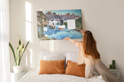 Quadro de aviso de cortiça Paisagem montanhosa