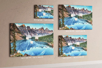 Quadro de aviso de cortiça Paisagem montanhosa