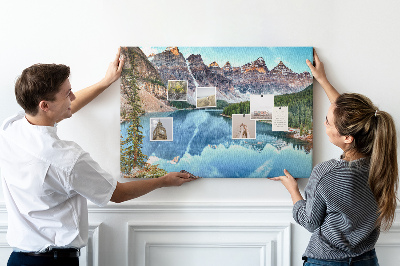 Quadro de aviso de cortiça Paisagem montanhosa