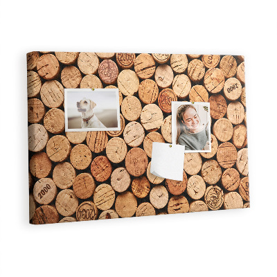 Quadro em cortiça Rolhas de vinho de madeira