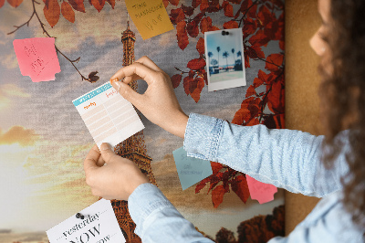 Quadro em cortiça Torre Eiffel
