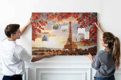 Quadro em cortiça Torre Eiffel