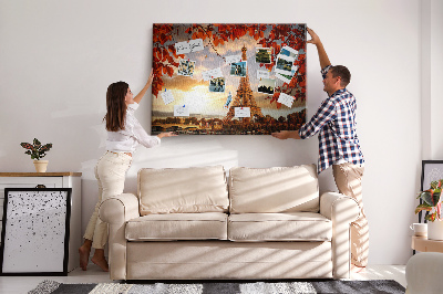 Quadro em cortiça Torre Eiffel