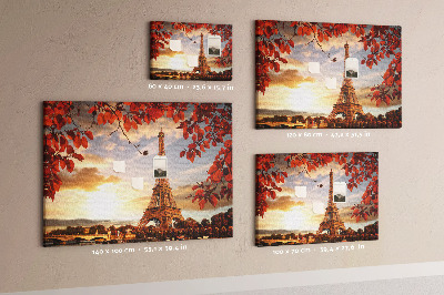 Quadro em cortiça Torre Eiffel