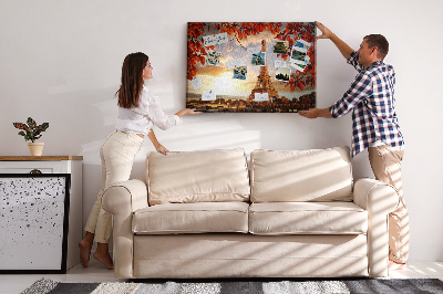 Quadro em cortiça Torre Eiffel