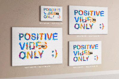 Quadro em cortiça Citação positiva