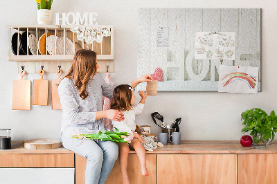 Quadro em cortiça A inscrição 