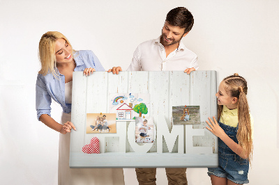 Quadro em cortiça A inscrição 