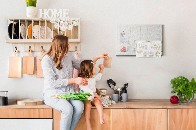 Quadro em cortiça A inscrição 