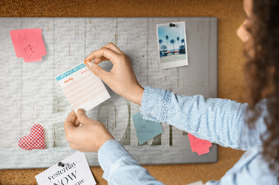 Quadro em cortiça A inscrição 