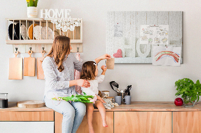 Quadro em cortiça A inscrição 