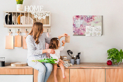 Painel em cortiça Flores da primavera