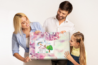 Painel em cortiça Flores da primavera