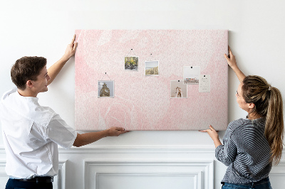 Quadro de aviso de cortiça Rosas florescendo