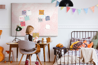 Quadro de aviso de cortiça Rosas florescendo