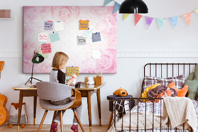 Quadro em cortiça Rosas abstratas