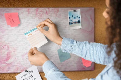 Quadro em cortiça Rosas abstratas