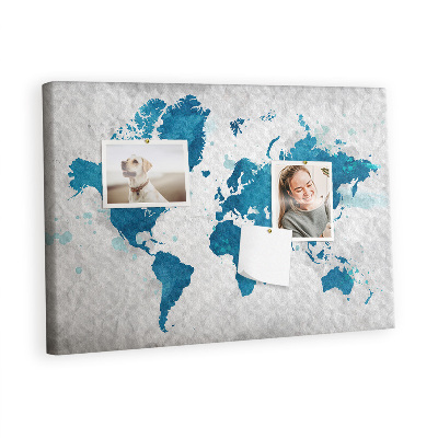 Quadro em cortiça Mapa mundial