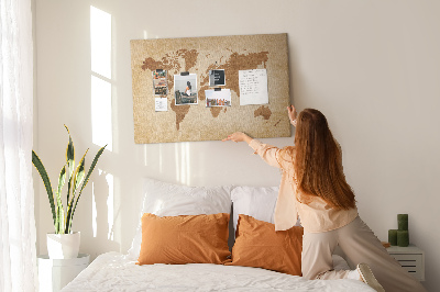 Quadro em cortiça Mapa antigo