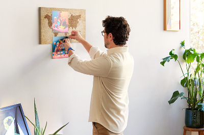 Quadro em cortiça Mapa antigo