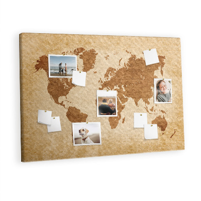 Quadro em cortiça Mapa antigo