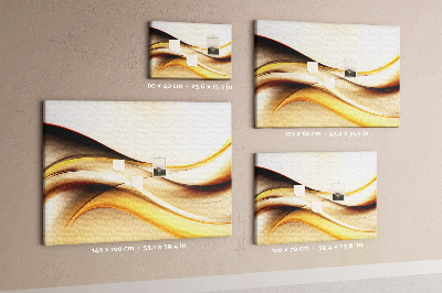 Painel em cortiça Onda abstrata