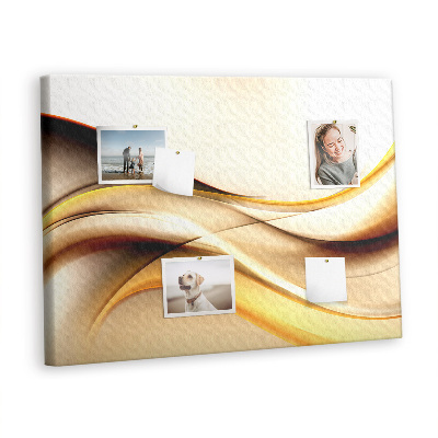 Painel em cortiça Onda abstrata