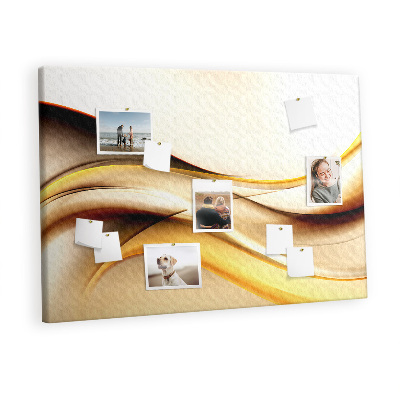 Painel em cortiça Onda abstrata