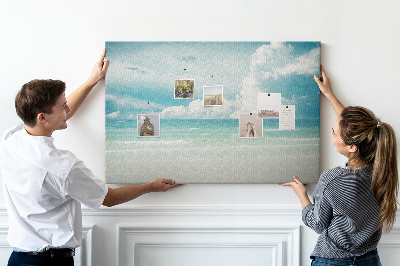 Painel em cortiça Paisagem marinha