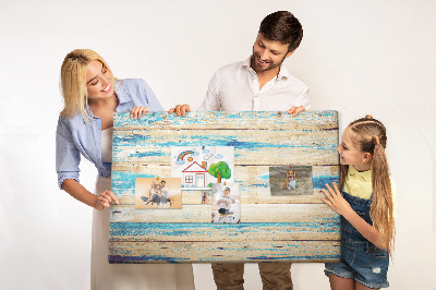 Quadro de aviso de cortiça Madeira arranhada