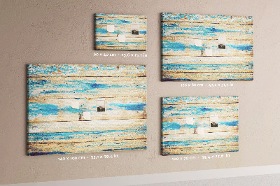 Quadro de aviso de cortiça Madeira arranhada