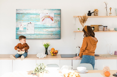 Quadro em cortiça Quadros azuis